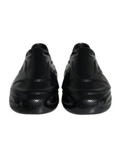 Black Foiled Rubber Toy Low Top Men Sneakers Shoes