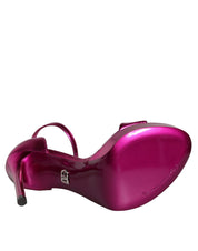 Fuchsia KEIRA Heels Ankle Strap Sandals Shoes