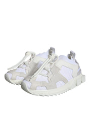 White Mesh Sorrento Trekking Sneakers Shoes
