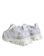 White Mesh Sorrento Trekking Sneakers Shoes