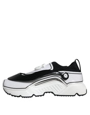 White Black Logo Plaque Daymaster Sneakers Shoes