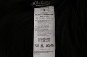 Black Silver Fox Fur Scarf