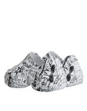 White Black Graffiti Daymaster Sneakers Shoes