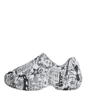 White Black Graffiti Daymaster Sneakers Shoes
