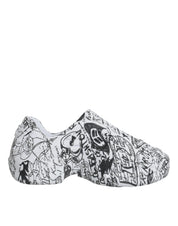 White Black Graffiti Daymaster Sneakers Shoes
