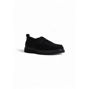 Black Suede Leather Oxfords And Derbies