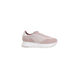Purple Leather Low Top Sneakers