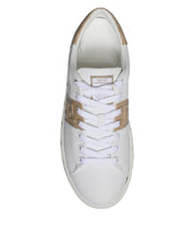 Versace White Brown Greca Print TPU Low Top Men Sneakers Shoes Versace
