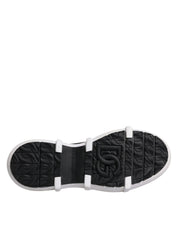 Black Nylon Galileo High Top Sneakers Shoes