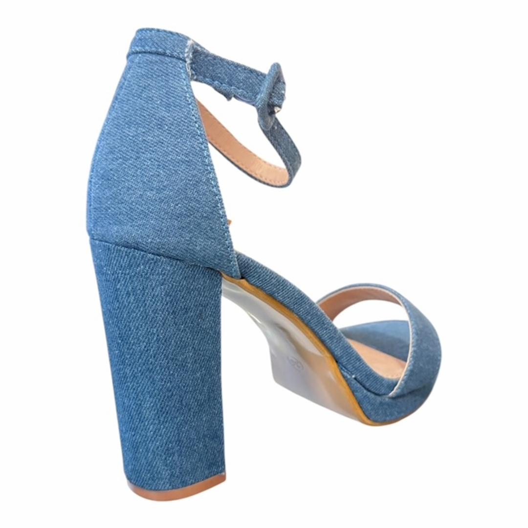0000000704 Sandalo Tulipano Denim Blu 0000000704