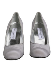 Gray Suede Leather High Heel Pumps Shoes