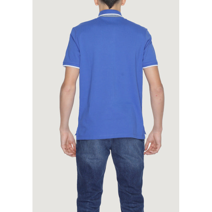 Blauer Polo Uomo