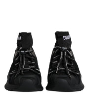 Black Sorrento Socks Logo Sneakers Shoes