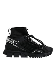 Black Sorrento Socks Logo Sneakers Shoes