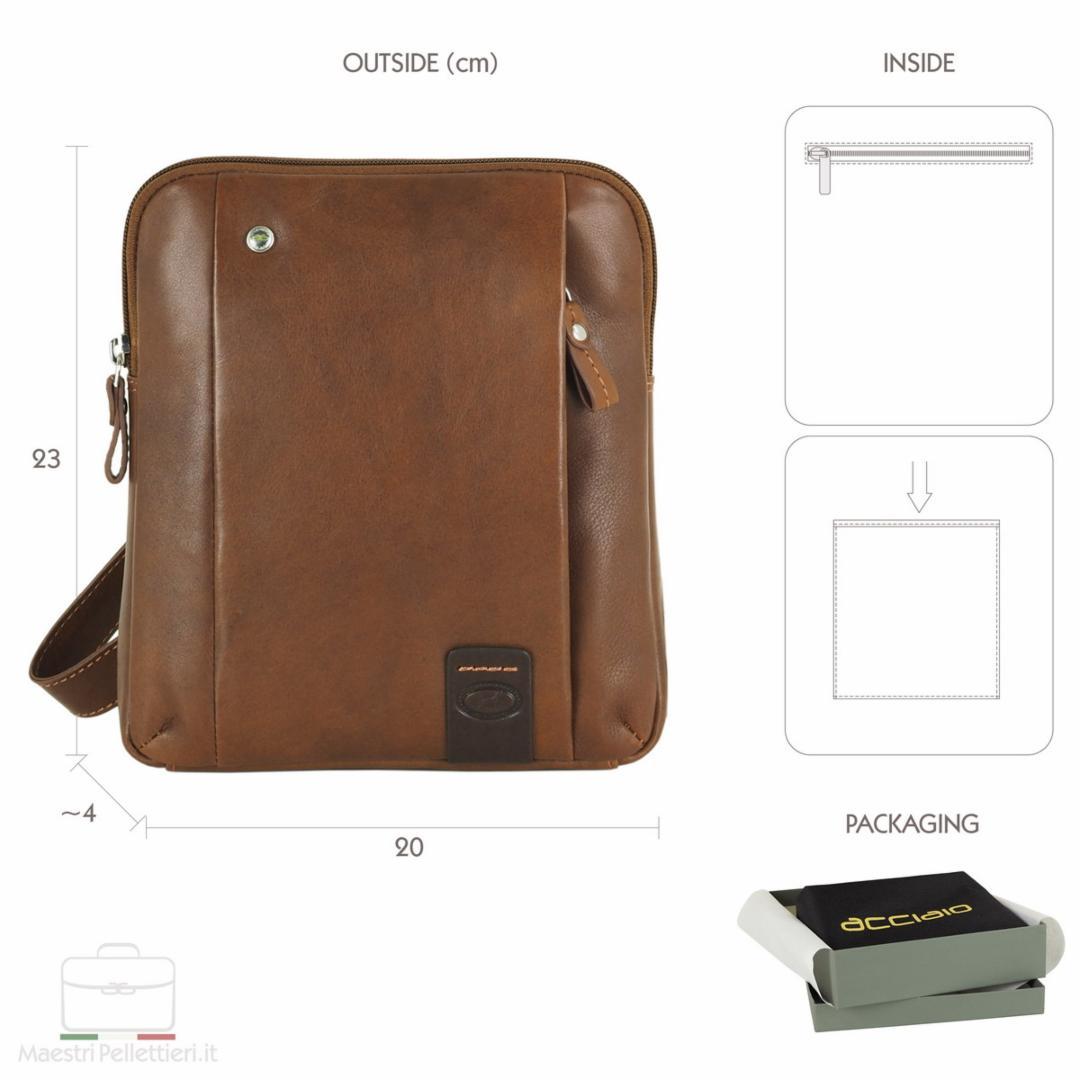 8451 Borsello Acciaio Castagno 0000000132