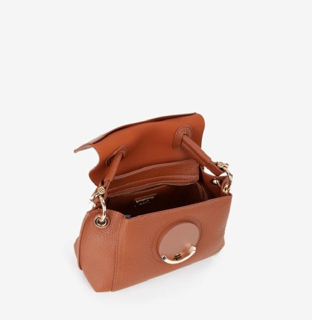 0000000158 BORSA A MANO V73 Cuoio 0000000158