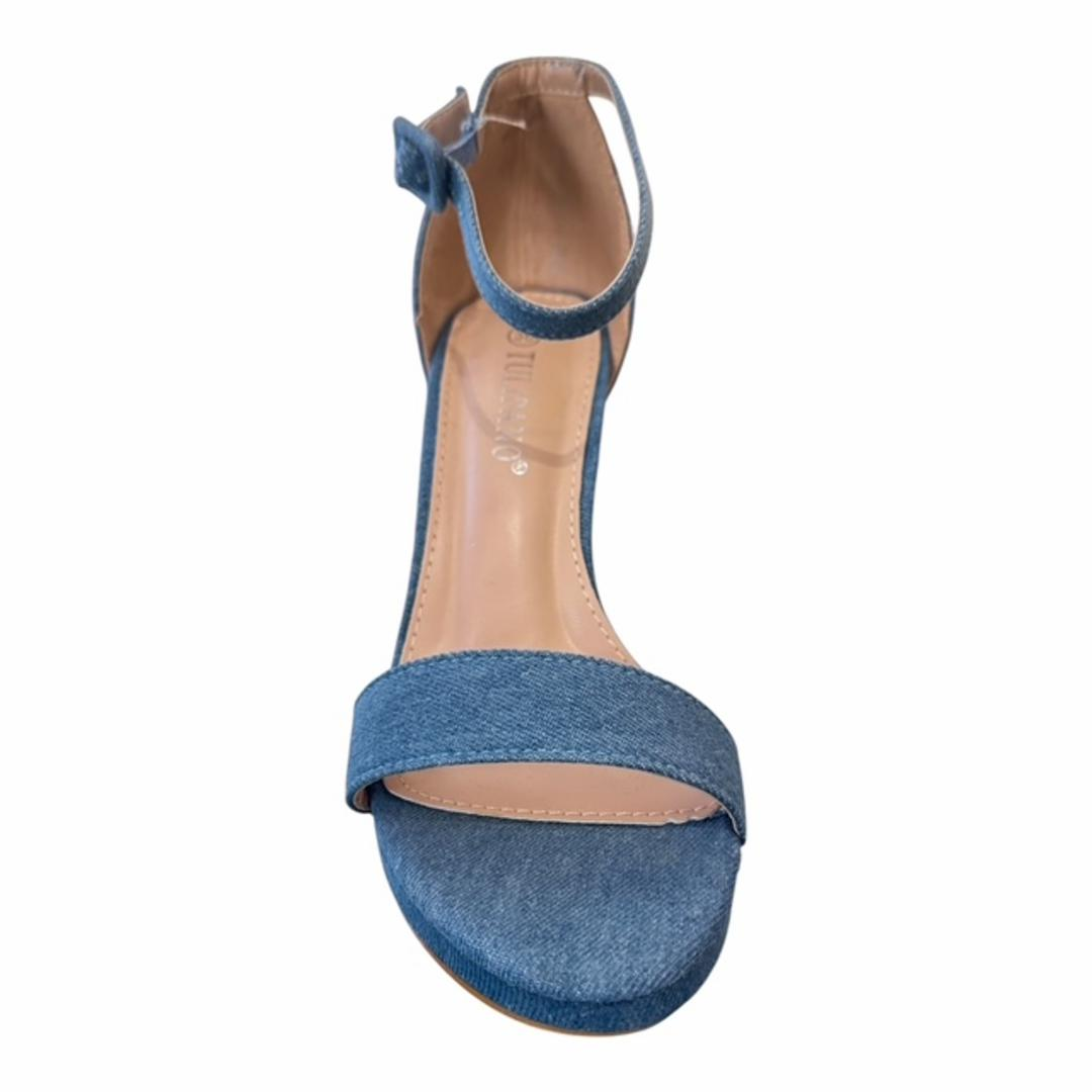 0000000704 Sandalo Tulipano Denim Blu 0000000704