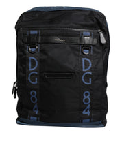 Dolce & Gabbana Black Nylon DG Logo School Backpack Bag