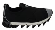 Black Shark Neoprene Stretch Sneakers Shoes