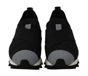 Black Shark Neoprene Stretch Sneakers Shoes