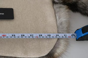Brown Fox Tail Fur Shawl Neck Wrap Cover Collar Scarf