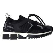 Dolce & Gabbana Black White Logo Sorrento Mens Sneakers Shoes Dolce & Gabbana