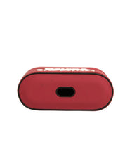 Red PVC Embossed Logo Plaque Holder Airpods Case