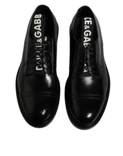 Dolce & Gabbana Black Patent Leather Derby Lace Up Formal Dress Shoes Dolce & Gabbana