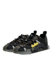 Black Green Camo NS1 Low Top Sneakers Shoes