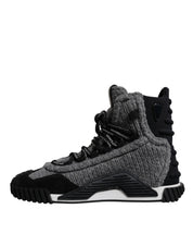 Gray Black NS1 High Top Boots Sneakers Shoes
