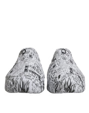 Dolce & Gabbana White Black Graffiti Daymaster Sneakers Shoes Dolce & Gabbana
