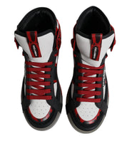 Dolce & Gabbana Multicolor Leather High Top Sneakers Shoes Dolce & Gabbana