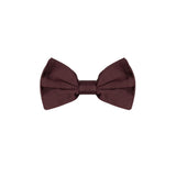 Burgundy Silk Bowtie