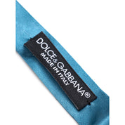 Blue Silk Bowtie