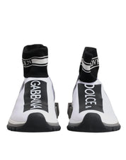 White Black Sorrento Socks Sneakers Shoes