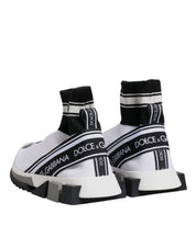 White Black Sorrento Socks Sneakers Shoes