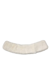White Mink Fur Collar Women Neck Wrap Scarf