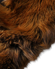Dolce & Gabbana Brown Red Fox Fur Neck Warmer Winter Scarf Dolce & Gabbana