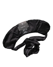 Black Lamb Fur Women Neck Warmer Winter Scarf
