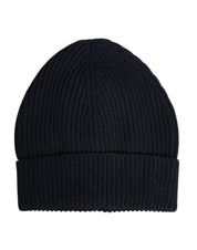 Blue Cashmere Knitted Winter Beanie Hat