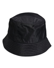 Dolce & Gabbana Black Cotton Wide Brim Bucket Hat