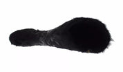 Black Xiangao Lamb Fur Leather Boots Shoes