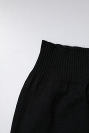 Dolce & Gabbana Black Cashmere Knitted Neck Warmer Foulard Scarf Dolce & Gabbana