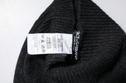 Dolce & Gabbana Black Cashmere Knitted Neck Warmer Foulard Scarf Dolce & Gabbana