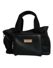 Black Shoulder Strap Pet Carry Logo Plaque Bag