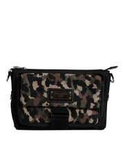 Dolce & Gabbana Multicolor Leopard Jacquard Crossbody Bag