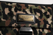 Multicolor Leopard Jacquard Crossbody Bag