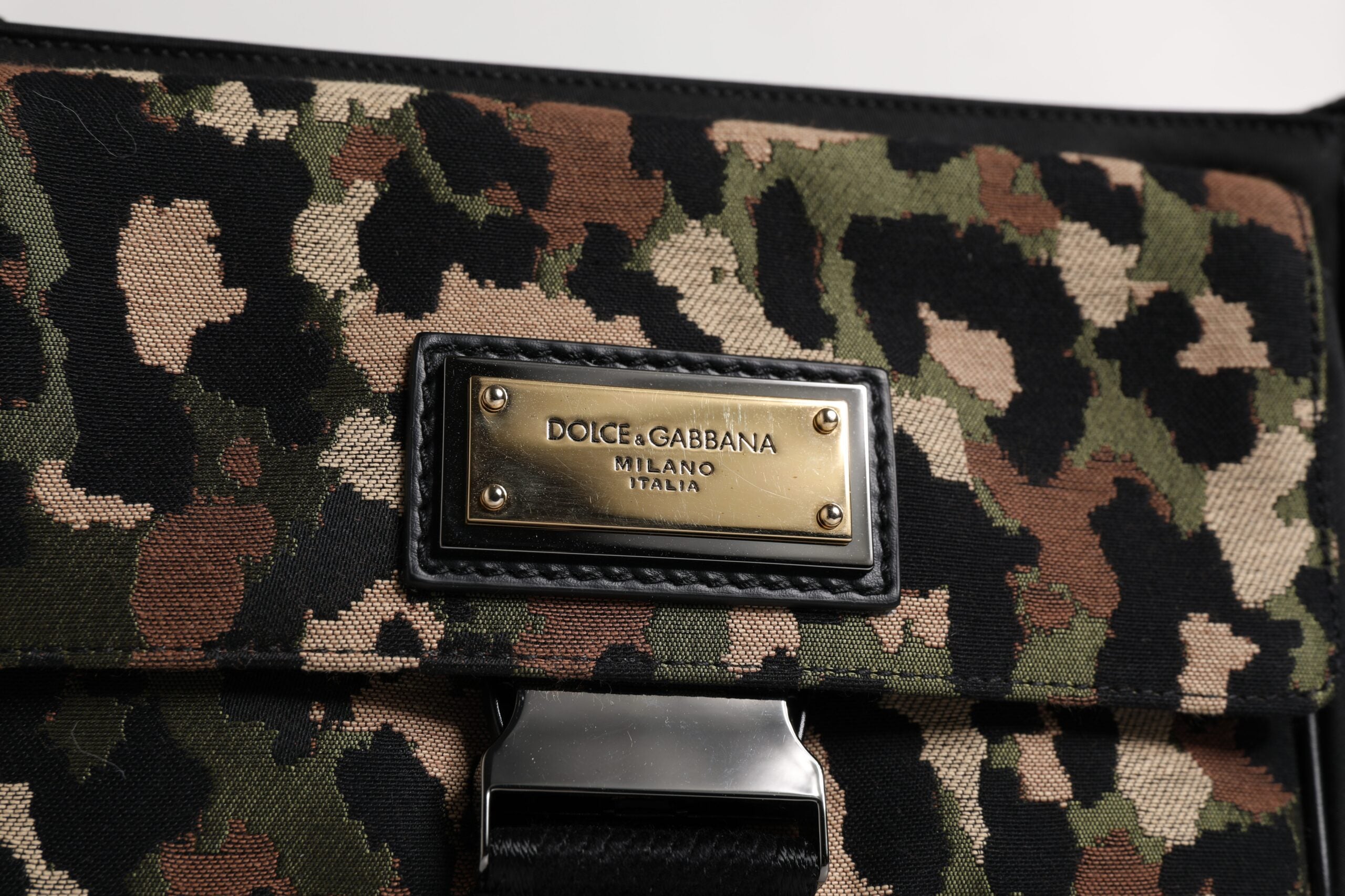 Dolce & Gabbana Multicolor Leopard Jacquard Crossbody Bag Dolce & Gabbana