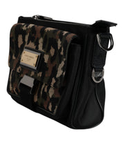 Dolce & Gabbana Multicolor Leopard Jacquard Crossbody Bag Dolce & Gabbana