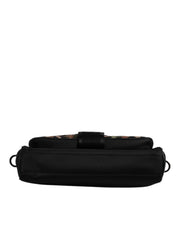 Multicolor Leopard Jacquard Crossbody Bag
